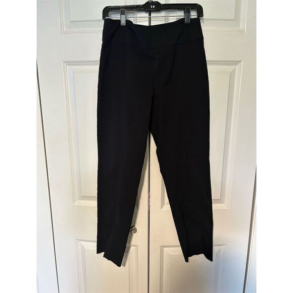 Zac & Rachel Women's Ankle Pants Black Size 8 Slim Fit Zip Pockets - Picture 5 of 6
